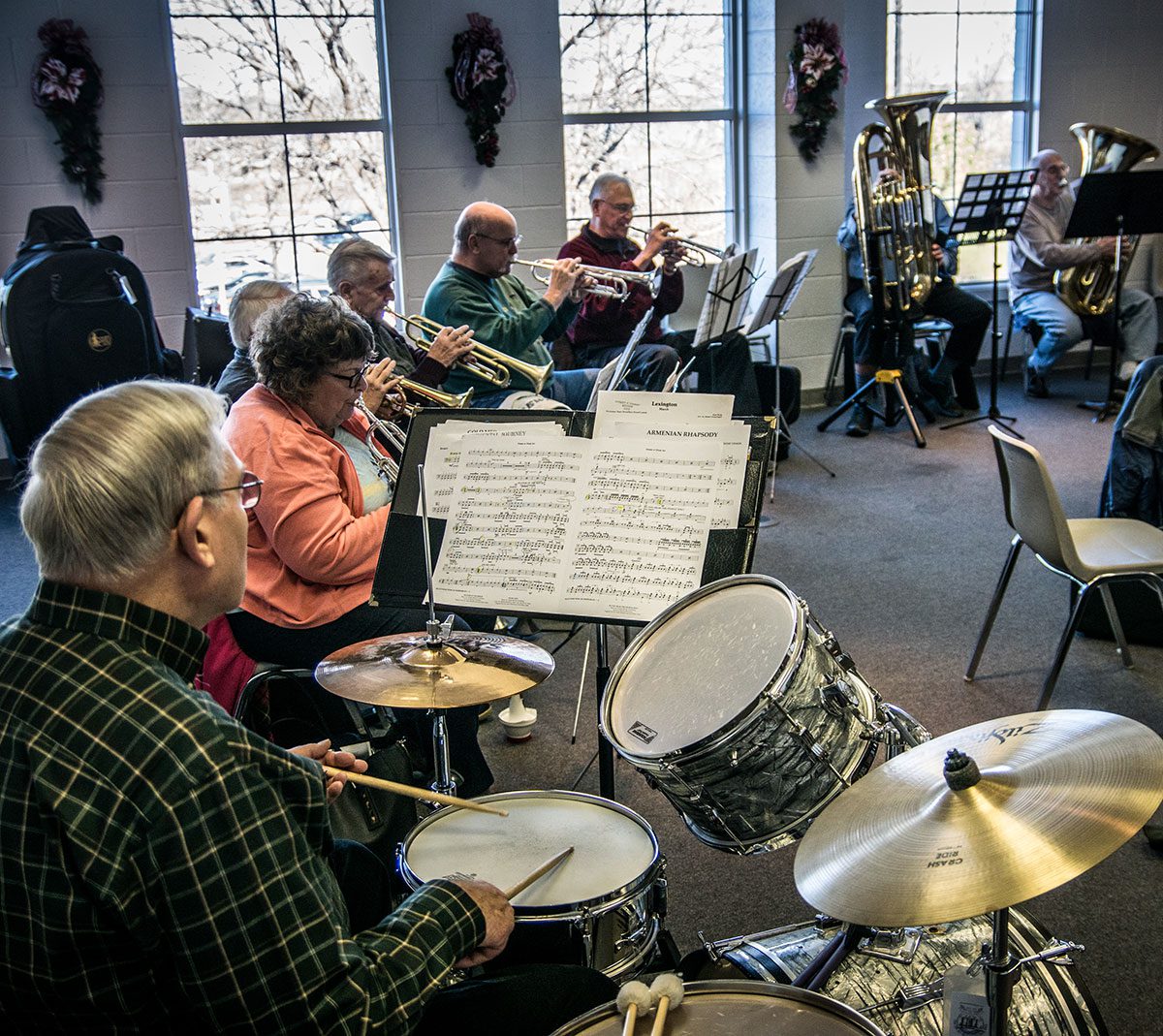 New-Horizons-Band-2 The New Horizons Band performing